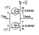 Ключ на полевых транзисторах с дополнительной симметрией