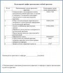 Календарный план отчета по практике пример